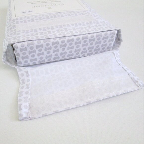 Everhome Cotton Sateen 2 European Pillowcases Standard Queen 400 Thread Count - Picture 4 of 5